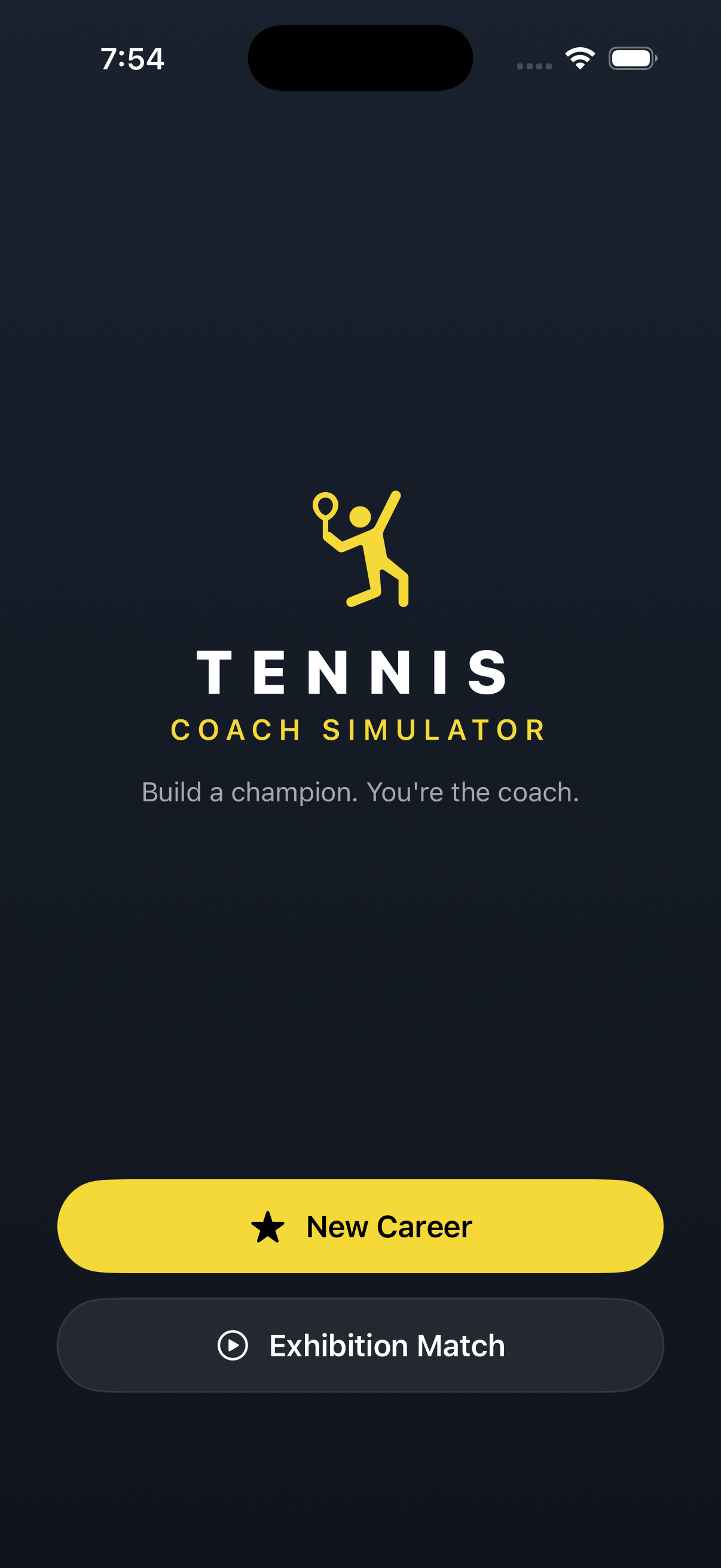 Tennis Coach — home
